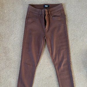 Paige Chestnut coated jeans sz 26